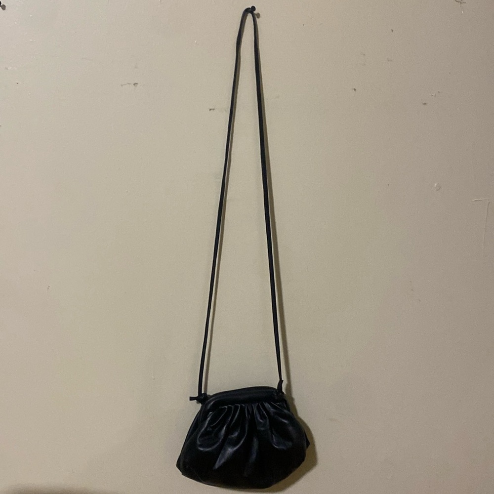 Black Bubble Small Luxury Purse